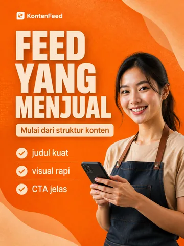 Contoh feed Instagram konsisten buatan KontenFeed — 1