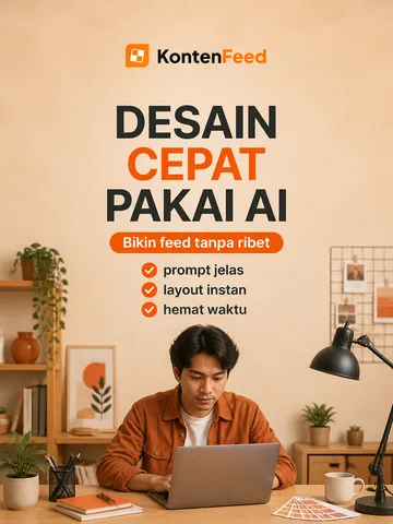 Contoh feed Instagram konsisten buatan KontenFeed — 2