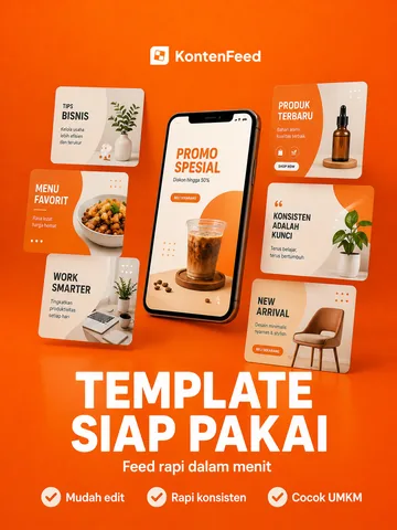 Contoh feed Instagram konsisten buatan KontenFeed — 5