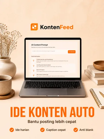 Contoh feed Instagram konsisten buatan KontenFeed — 6